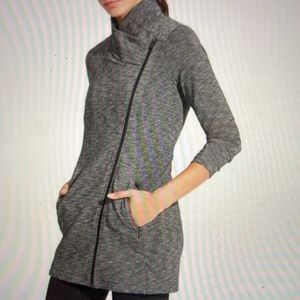 Athleta intention asymmetrical zip up jacket sXXS